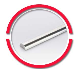 SUS 420 bright stainless steel half round bar SUS 420 bright stainless steel half round bar