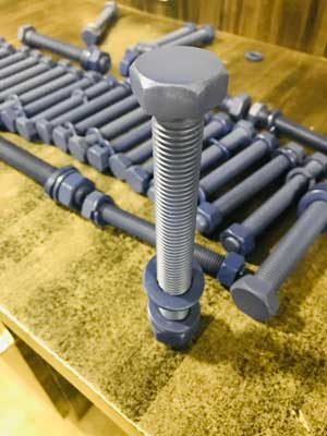 Astm A 194 Gr 8 PTFE Coated Bolts