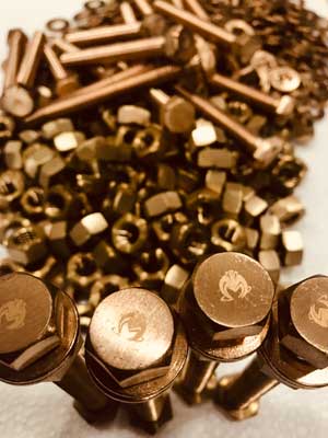 C42500 Copper Bolt Set C42500 Copper Bolt Set