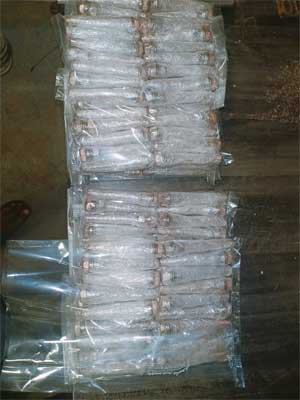 Copper Bolts Packaging Copper Bolts Packaging
