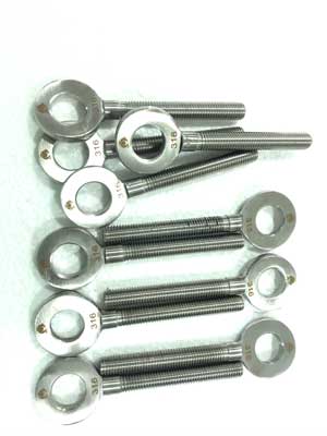 Fine Threaded SS Eyebolts Fine Threaded SS Eyebolts