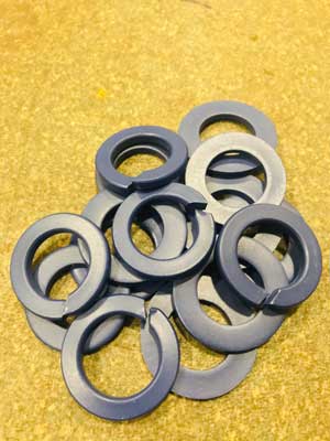 SS 321 PTFE Coated Spring Washer SS 321 PTFE Coated Spring Washer